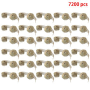 DURAFORCE 1-3/4" × 0.12" Coil Roofing Nail Galvanized 3/8" Head Diameter 15 Degree 7200Pcs