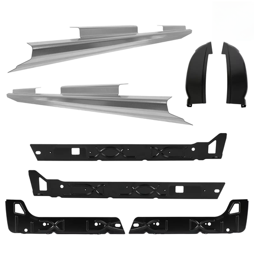 DURAFORCE For 99-07 Chevy Silverado GMC Sierra Crew Cab Corners & Inner Outer Rocker Panel