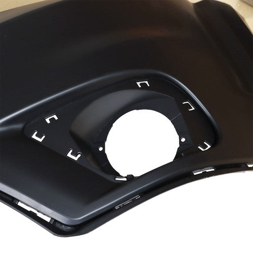 DURAFORCE Front Bumper Cover Fit For 2011-2018 Dodge Journey with Fog Lamp Holes Black
