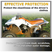 DURAFORCE New For 1986-1989 Honda TRX 250R TRX250R White Front & Rear Fender Plastics Kit