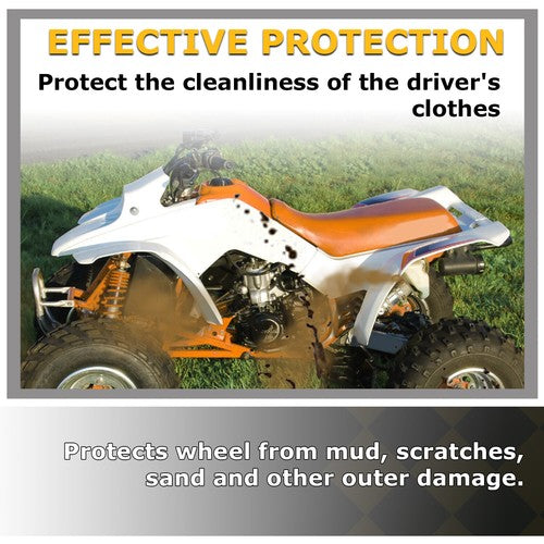 DURAFORCE New For 1986-1989 Honda TRX 250R TRX250R White Front & Rear Fender Plastics Kit