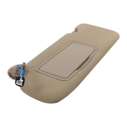 DURAFORCE Beige Plastic Driver Side Sunvisor With Lights And Mirror For 17-22 Honda CR-V