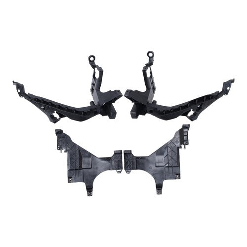 DURAFORCE 4PCS Front Headlight Mount Support Plate Bracket For Audi A4 S4 2013-2015 2016