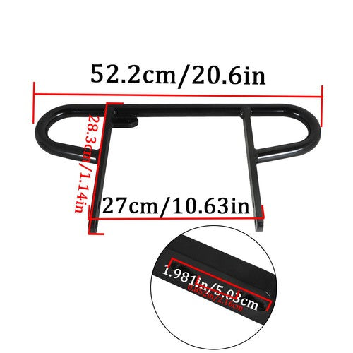 DURAFORCE Fit For Yamaha YFZ 450 2005-2009 2012 US NEW Black Rear Wide Grab Bar Bumper