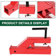 DURAFORCE Trailer Hitch 2" Clamp On Receiver Tractor Bucket Mount Adapter For Deere Bobcat