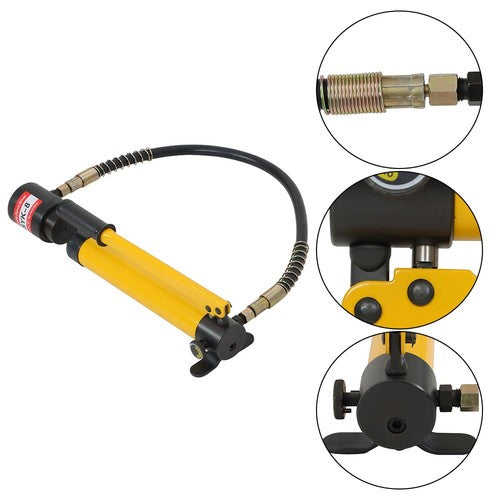 DURAFORCE Hydraulic Knockout Punch Driver 10 Ton 1/2" to 2" With 6 Dies Tool Kit