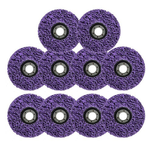 DURAFORCE 10 Packs 4-1/2" x 7/8" Strip Discs Stripping Wheel For Angle Grinders NEW