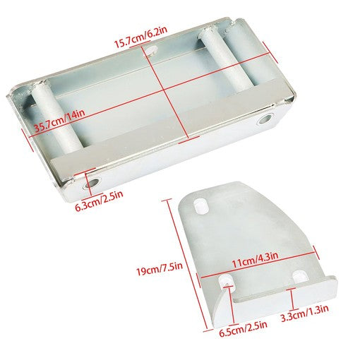 DURAFORCE 2× Raw Steel Swap brackets Left & Right For Ford 2003-up Crown Vic High Quality