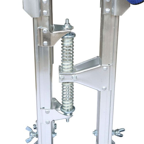 DURAFORCE Aluminum Stilt Drywall Painting Stilts For Painter Taping Tool Silver 24-40 Inch