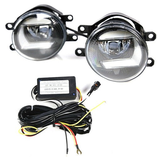 DURAFORCE For 2011 2012 2013 Toyota Corolla Bumper LED Fog Lights Lamps Turn signal Pair