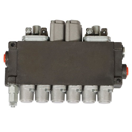 DURAFORCE Hydraulic Backhoe Directional Control Valve w/ 4 Joysticks 6 Spool 11 GPM New