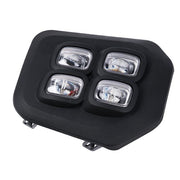 DURAFORCE Fit 2016-2022 Toyota Tacoma 4-Eyes DRL LED White&Amber Fog lights Turn signal