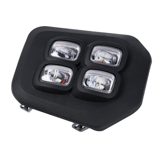 DURAFORCE Fit 2016-2022 Toyota Tacoma 4-Eyes DRL LED White&Amber Fog lights Turn signal