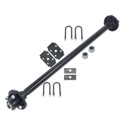 DURAFORCE 4 lug-4" 44" HF 2K 2000lbs Trailer Axle w/ U-Bolt Kit For RVs trucks trailers