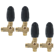 DURAFORCE 4 Pack Unloader Valve VRT3-310 8GPM 3/8" FNPT 4350PSI Pressure Washer Pump