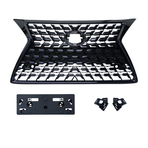For 2014 2015 2016 2017-2022 LEXUS GX460 Front Gloss Black Grille Luxury Grill