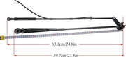 DURAFORCE Windshield Wiper Arm & Wiper Blade Kit For Bobcat A700 S590 S595 S630 S650 S740