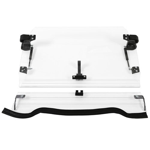 DURAFORCE 2-IN-1 Full Flip Up Split Windshield For 2014-18 Polaris RZR XP 1000 /S4 RZR 900