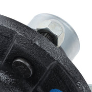 DURAFORCE (2)- Pre-assembled- 5-lug - 4.5" Hub Kit & Flange #84 Spindle With Bearing Kit