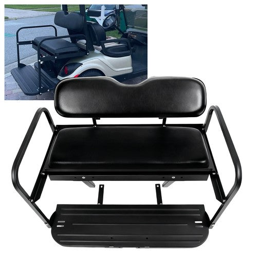 DURAFORCE Flip Folding Rear Seat Back Kit for Yamaha Drive G29 Golf Cart 2007-2016