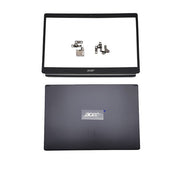 DURAFORCE Black Back Cover & Bezel Hinges For Acer Aspire A515-54 A515-54G A515-55 Top Lid