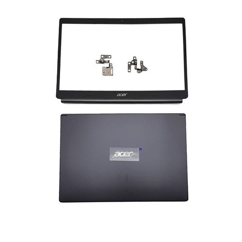 DURAFORCE Black Back Cover & Bezel Hinges For Acer Aspire A515-54 A515-54G A515-55 Top Lid