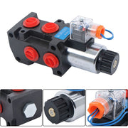 DURAFORCE 13GPM Hydraulic Adjustable Variable Flow Control Valve 6 Port 12V DC