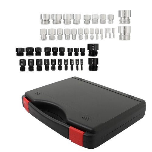 DURAFORCE Nut and Bolt Gauge 23 Metric & 21 Inch 44 Pcs Nut and Bolt Thread Checker in Box