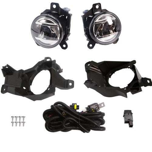 DURAFORCE For 2022 2023 Subaru WRX STI LED Turn Signal DRL Fog Bezel Lights & Front Grille