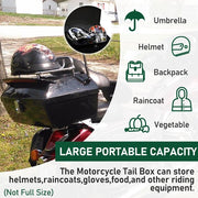DURAFORCE For Touring Universal Luggage Trunk & Tail Light & Backrest & Luggage Rack