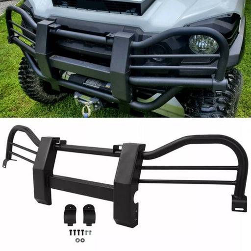 DURAFORCE For 15-23 KAWASAKI MULE PRO FX FXT DX DXT Steel Bumper Brush Guard Black