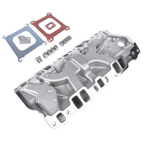 DURAFORCE For Chevrolet 262 267 283 302 307 327 Dual Plane Intake Manifold Small Block