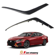 DURAFORCE Front Grille Molding Trims Gloss Black for Nissan Altima 2023-2025 LH RH