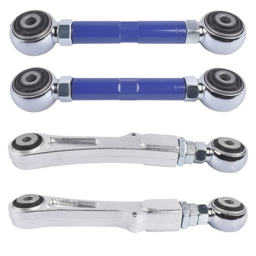 DURAFORCE 4Pcs Adjustable Rear Camber Arm +Toe Angle Arm Set for Tesla Model S/X -3°to+3°
