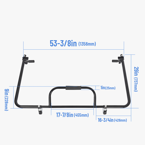 Hard Top Carrier Storage Cart Rack Steel for Jeep Wrangler YJ TJ Gladiator 76-24