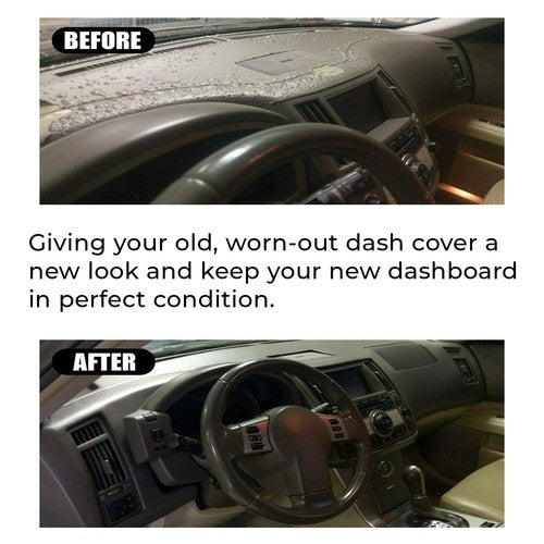 Black Painted Dash Cover Dash Cap with Glue for 2006-2008 Infiniti FX35