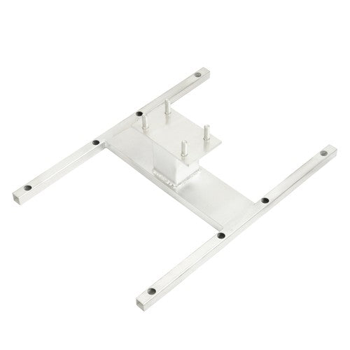 DURAFORCE For 6 Lug Wheel Trailer Spare Tire Carrier Silvery Aluminium W/Mounting Hardware