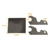 DURAFORCE For Kubota 2 Quick Tach Buckets Brackets W/Plate KX040 KX71 KX91 1KX21 KX033 U35