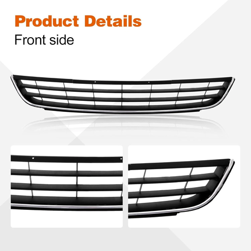 DURAFORCE For 2011-2013 2014 Volkswagen VW Jetta Front Lower Grille & Fog Light Cover Kit