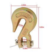 DURAFORCE 10 Pack 5/16 Inch G70 Clevis Grab Hooks Chain Hooks - 5400lbs Working Load Limit
