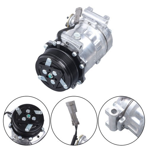 DURAFORCE A/C Compressor HT6 Compressor for Chevy Tahoe C1500 K1500 1996 1997 1998 1999