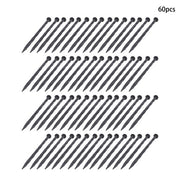 DURAFORCE Edging Nails Garden Anchoring Spikes 8 Inch 60 Pcs Plastic Spiral Landscape
