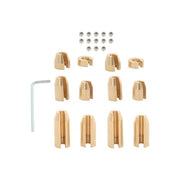 DURAFORCE Motorcycle Reusable Brass Wheel Spoke Balance Weights 12 Pack Universal