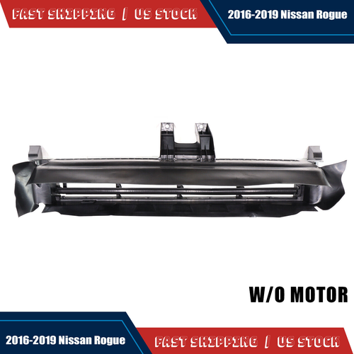 DURAFORCE Active Grille Shutter Assembly w/o Motor for 2016-2019 for Nissan Rogue