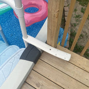 DURAFORCE New White PP Deck Support For Above Ground Swimming Pool Step