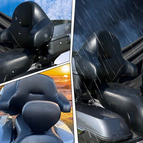 DURAFORCE Wrap-Around Backrest Pad For Harley Touring King Chopped Trunk Pack 2014-2026