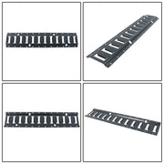DURAFORCE Bolt-On E Track Kit 4 Pack 2FT Universal Carbon Steel Trailer Cargo Control