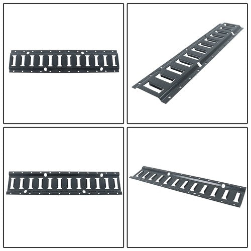 DURAFORCE Bolt-On E Track Kit 4 Pack 2FT Universal Carbon Steel Trailer Cargo Control