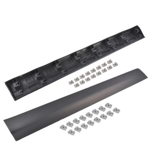 DURAFORCE Pair Front Lower Door Trim Molding Black for Cadillac XT5 2017-2025 Left & Right