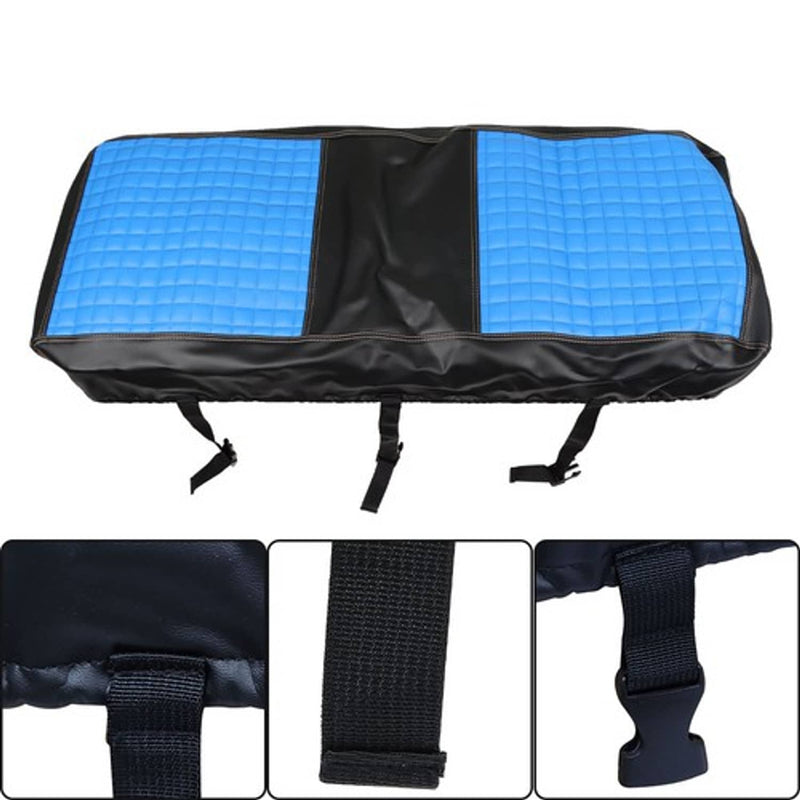 DURAFORCE Fit For Golf CartsRear Seat Covers Kit No Staple Blue Color Universal Size